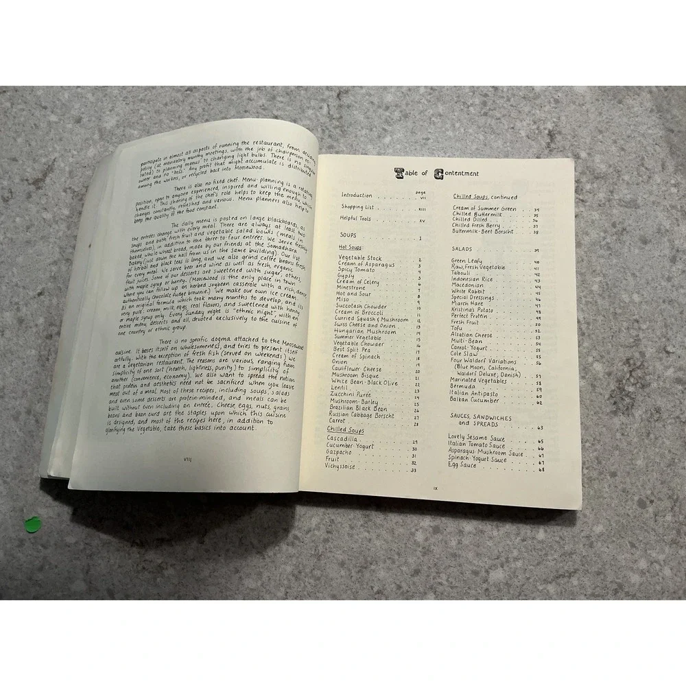 Moosewood Cookbook - Mollie Katzen